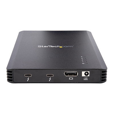Boîtier StarTech.com Thunderbolt 3 NVMe à 4 baies, pour disques SSD M.2 NVMe, 1 port vidéo DisplayPort et 2 ports descendants TB3, 40 Gbit/s