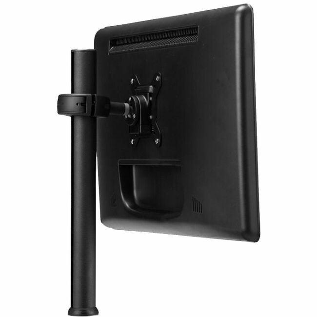 Atdec SD 16.5in pole desk mount with one display head - Loads up to 26.5lb - VESA 75x75, 100x100