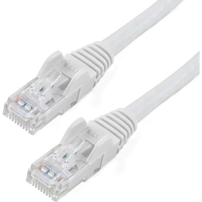 StarTech.com 3ft CAT6 Ethernet Cable - White Snagless Gigabit - 100W PoE UTP 650MHz Category 6 Patch Cord UL Certified Wiring/TIA