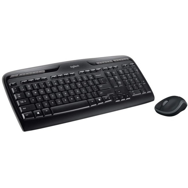 Logitech MK320 Ensemble de bureau sans fil avec raccourcis multimédias (disposition française)