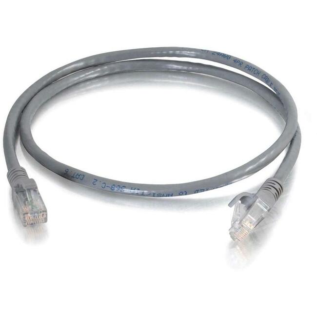 Câble de raccordement Ethernet Cat6 anti-accroc non blindé (UTP) C2G 10 pieds (TAA) - Gris