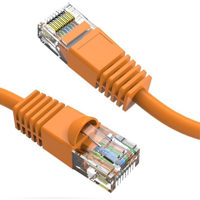 Axiom 25FT CAT6 UTP 550mhz Patch Cable Snagless Molded Boot (Orange)