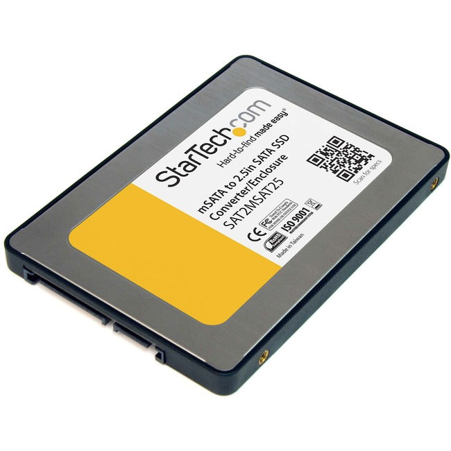 Boîtier adaptateur StarTech.com 2,5 pouces SATA vers Mini SATA SSD