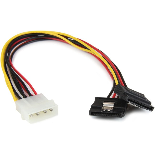 Adaptateur répartiteur d'alimentation en Y Star Tech.com LP4 vers 2x SATA verrouillables de 12 pouces - Molex 4 broches vers double SATA