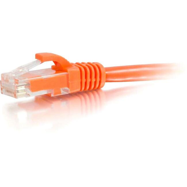 Câble de raccordement Ethernet Cat6 anti-accroc non blindé (UTP) C2G 20 pieds - Orange