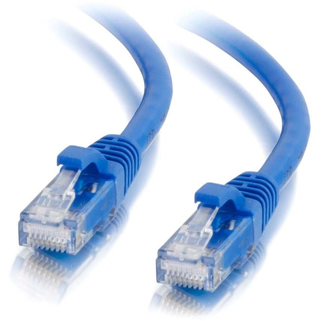 Câble de raccordement réseau Ethernet Cat6a sans accroc non blindé (UTP) C2G 7 pieds - Bleu