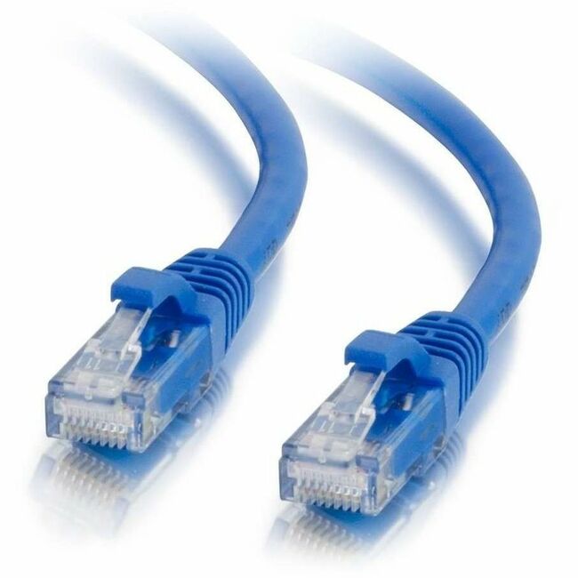 Câble de raccordement réseau Ethernet Cat6a anti-accroc non blindé (UTP) C2G de 4,6 m (15 pi) - Bleu