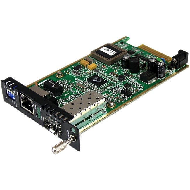 StarTech.com Module de carte convertisseur de média fibre optique Gigabit Ethernet avec emplacement SFP ouvert