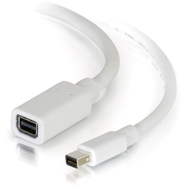 Câble d'extension Mini DisplayPort M/F de 10 pieds C2G - Blanc