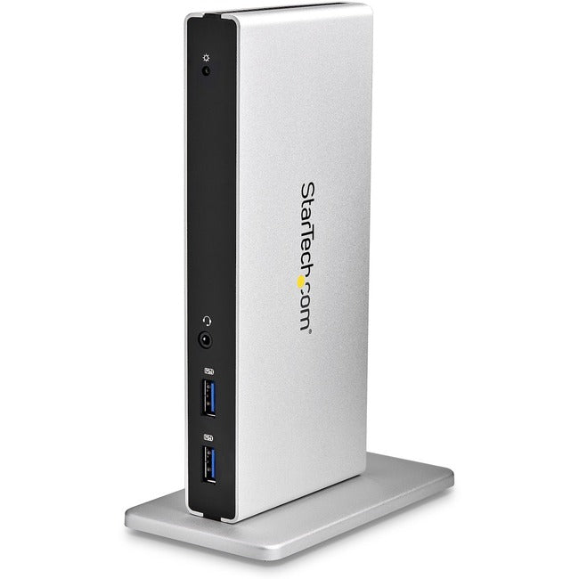 Station d'accueil USB 3.0 pour deux écrans StarTech.com - Sorties DVI - Mac et Windows - Adaptateurs DVI vers VGA et DVI vers HDMI inclus - USB3SDOCKDD