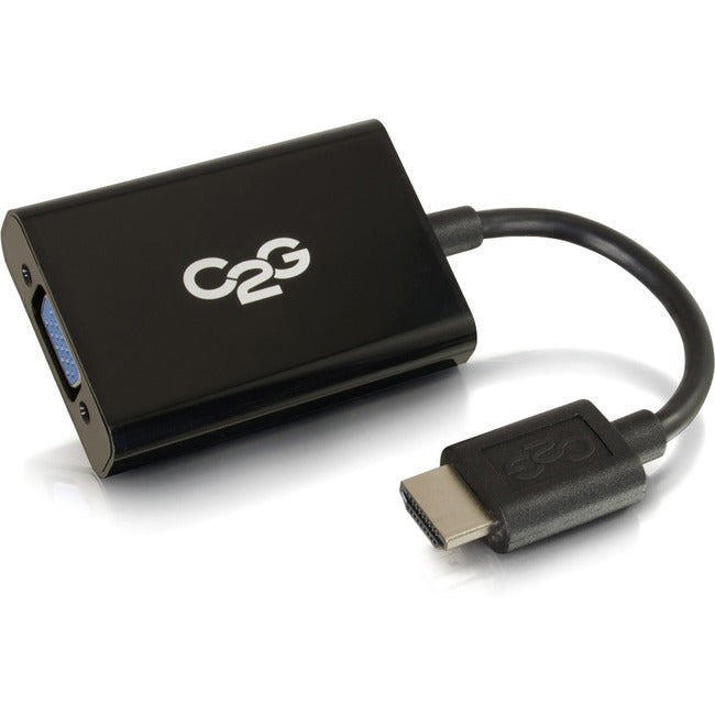 Dongle convertisseur adaptateur actif HDMI vers VGA + audio stéréo C2G