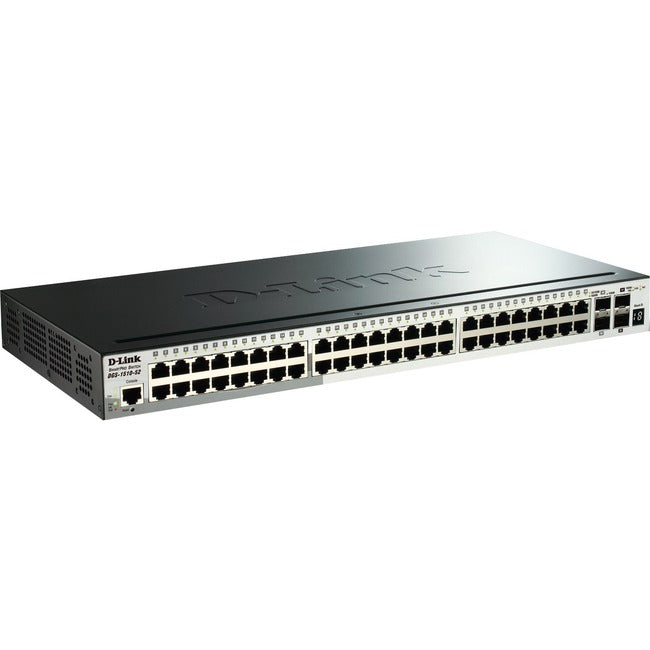 Commutateur SmartPro empilable Gigabit 52 ports D-Link comprenant 4 ports SFP+ 10 GbE