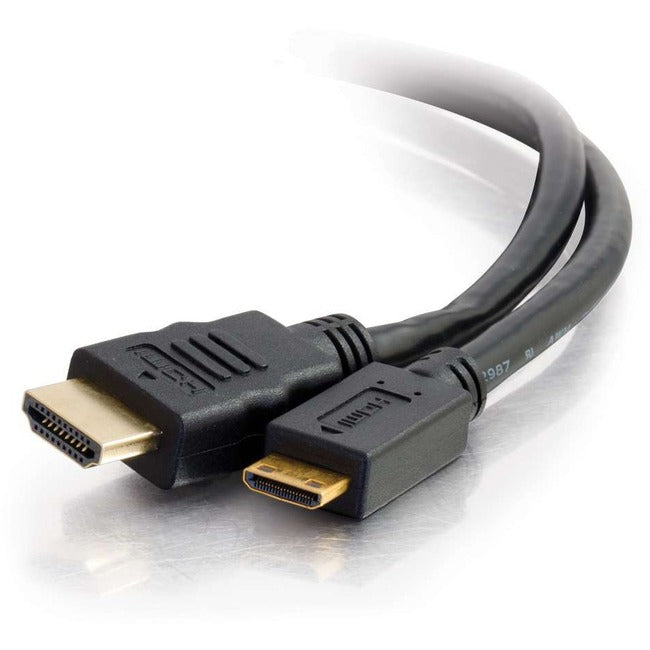 Câble adaptateur HDMI vers Mini HDMI haute vitesse C2G de 6 pieds avec Ethernet - 4K 60 Hz