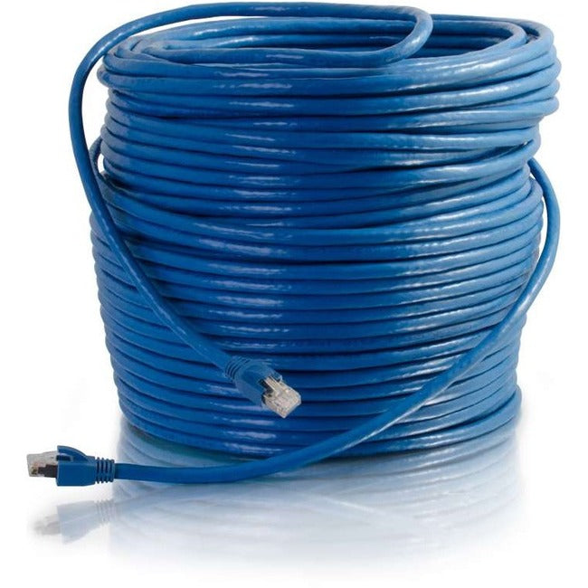 C2G 50ft Cat6 Shielded Ethernet Cable - Cat 6 Network Patch Cable - Blue