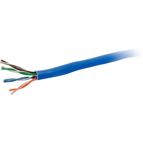 Câble Ethernet Cat6 en vrac de 1000 pieds de C2G - Plenum CMP-Rated, UTP - Bleu