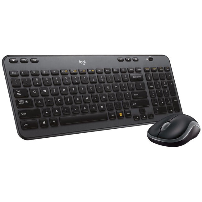 Clavier et souris sans fil Logitech MK360 de taille standard avec fonction ciseaux - Noir