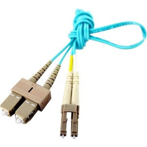 Fibre optique insensible aux courbures plénum Axiom LC/SC BENDnFLEX Silver MMD OM4 50/125 50 m