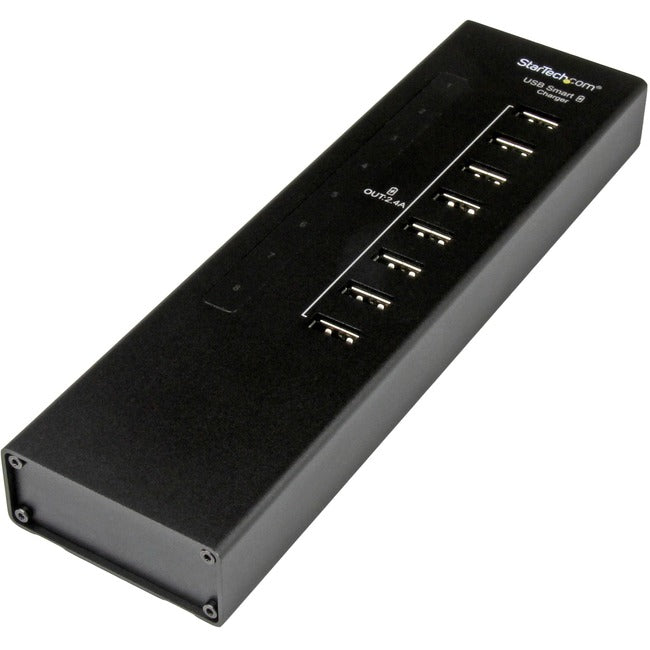 Star Tech.com 8-Port Charging Station for USB Devices - 96W/19.2A