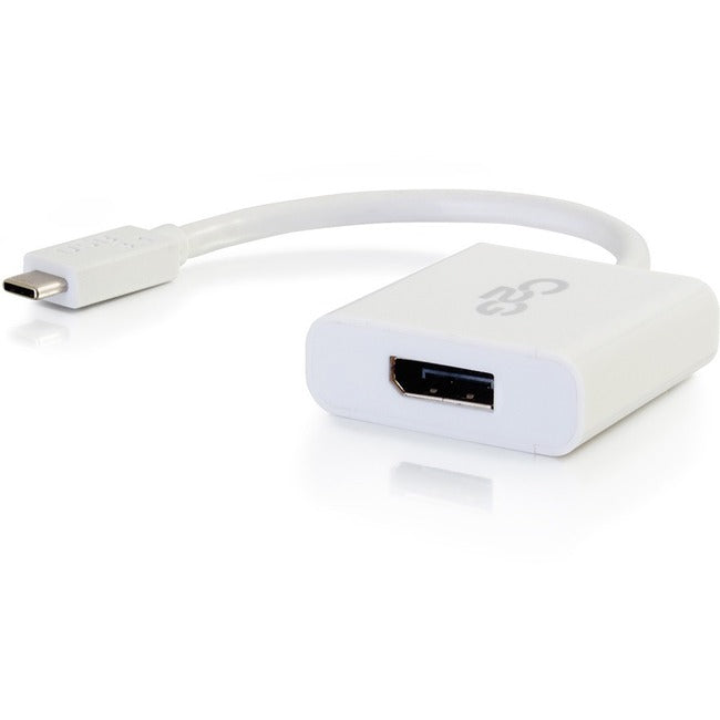 Adaptateur convertisseur USB C vers DisplayPort C2G 4K 30 Hz - Blanc TAA