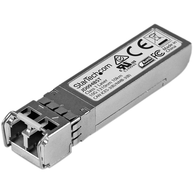 Module SFP+ compatible StarTech.com HPE JD094B - Transceiver à fibre optique SFP+ 10GBASE-LR 10GE Gigabit Ethernet 10GbE monomode/SMF 10 km