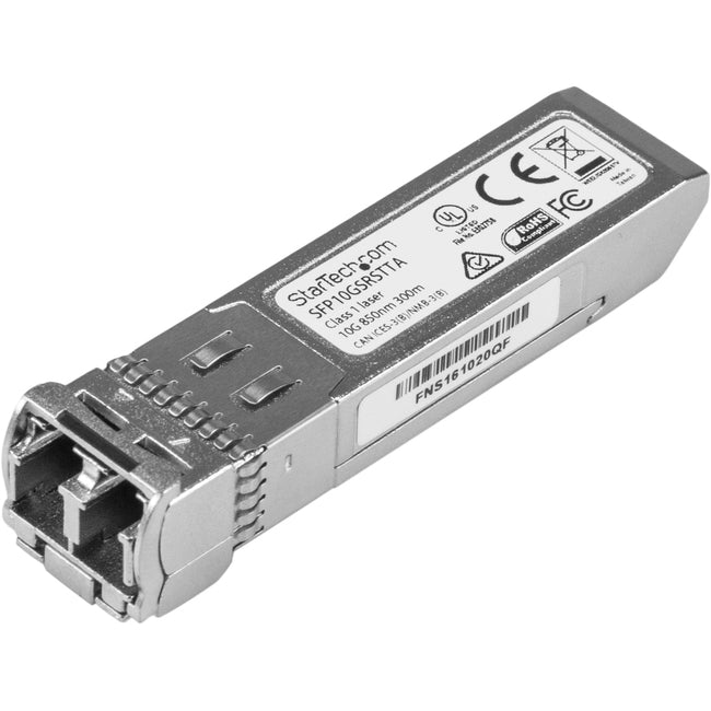 Module SFP+ Cisco SFP-10G-SR-S Comp. de StarTech.com - 10GBASE-SR - Transceiver optique MMF à fibre multimode 10GbE Gigabit Ethernet 10GE SFP+