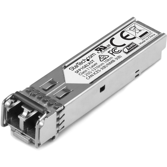 Module SFP compatible avec le modèle Juniper SFP-1GE-LX de StarTech.com - 1000BASE-LX - Transceiver SMF à fibre optique monomode 1GE SFP 1GbE - 10 km DDM