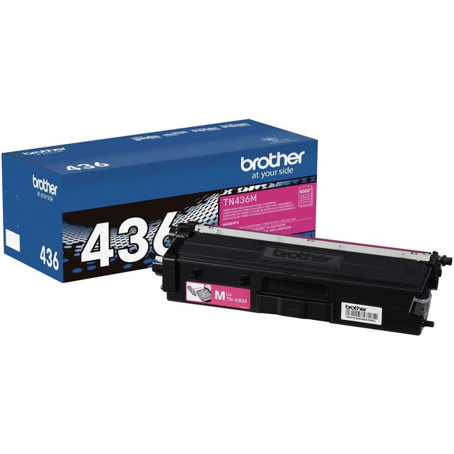 Cartouche de toner laser d'origine Brother TN436M - Magenta - 1 unité