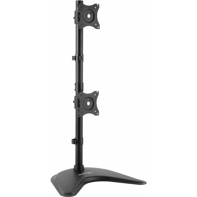 StarTech.com Support vertical pour deux écrans, acier robuste, écrans jusqu'à 27 pouces (22 lb/10 kg), écran Vesa, support pour écran d'ordinateur