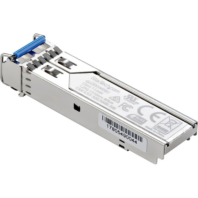 Module SFP non codé MSA de StarTech.com - 1000BASE-EX - Transceiver SFP 1GbE Gigabit Ethernet 1GE à fibre optique monomode (SMF) - 40 km DDM