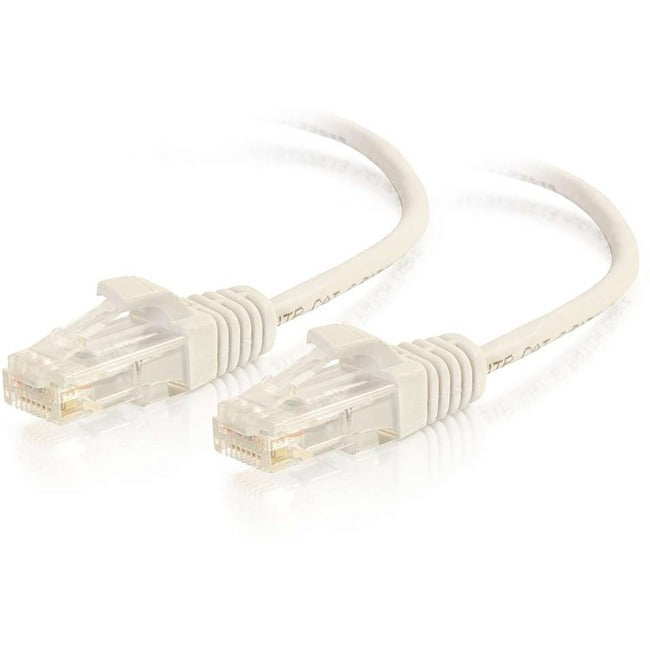 C2G 5ft Cat6 Slim Snagless Unshielded (UTP) Ethernet Cable - White