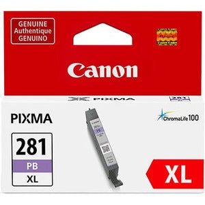 Cartouche d'encre jet d'encre d'origine Canon CLI-281 XL - Pack photo bleu