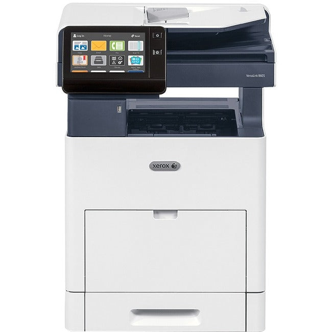 Xerox VersaLink B615/XL LED Multifunction Printer-Monochrome-Copier/Fax/Scanner-65 ppm Mono Print-1200x1200 Print-Automatic Duplex Print-275000 Pages Monthly-700 sheets Input-Color Scanner-Monochrome Fax-Gigabit Ethernet