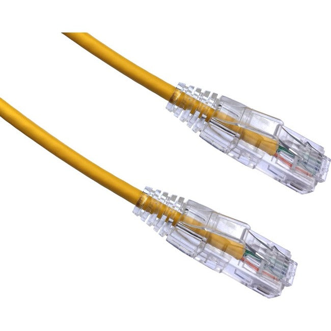 Câble de raccordement ultra-mince sans accroc Axiom 4FT CAT6 BENDnFLEX 550 MHz (jaune)
