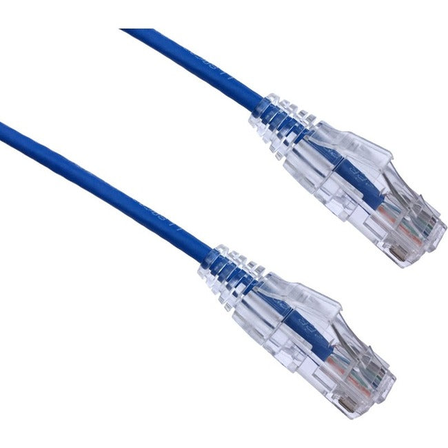 Câble de raccordement ultra-mince sans accroc Axiom 50FT CAT6A BENDnFLEX 650 MHz (bleu)