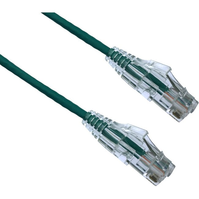 Câble de raccordement ultra-mince sans accroc Axiom 25FT CAT6A BENDnFLEX 650 MHz (vert)