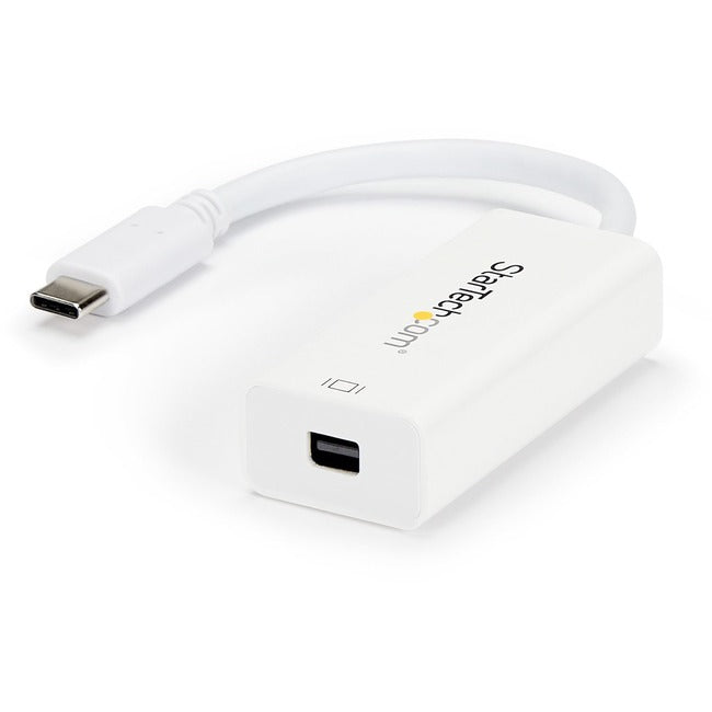 StarTech.com - Adaptateur USB-C vers Mini DisplayPort - 4K 60 Hz - Blanc - Adaptateur USB Type-C vers Mini DP - Compatible Thunderbolt 3