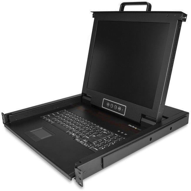 Console KVM à montage en rack StarTech.com - Tiroir pour serveur KVM VGA à port unique pour écran LCD 17" 1U avec câbles et matériel - Prise en charge USB