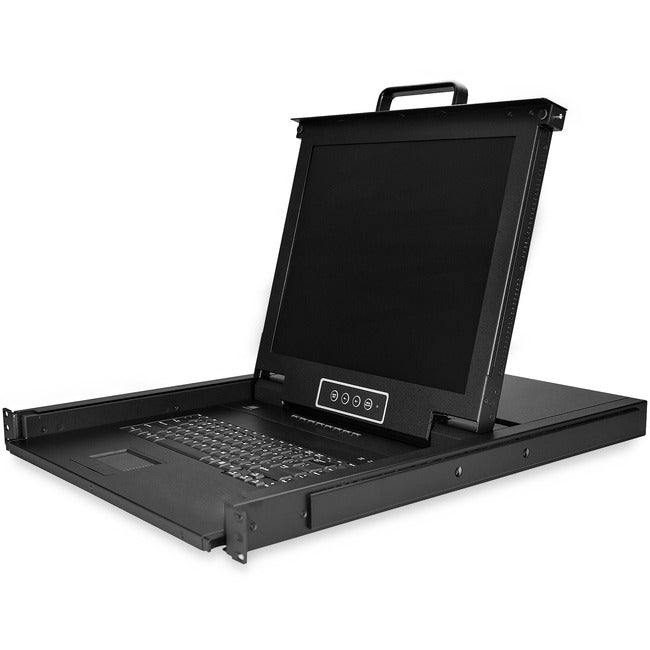 StarTech.com Console KVM 8 ports à montage en rack avec câbles - Commutateur KVM intégré avec écran LCD 17" - Tiroir KVM LCD 1U MTBF 50000 - Prise en charge USB + VGA