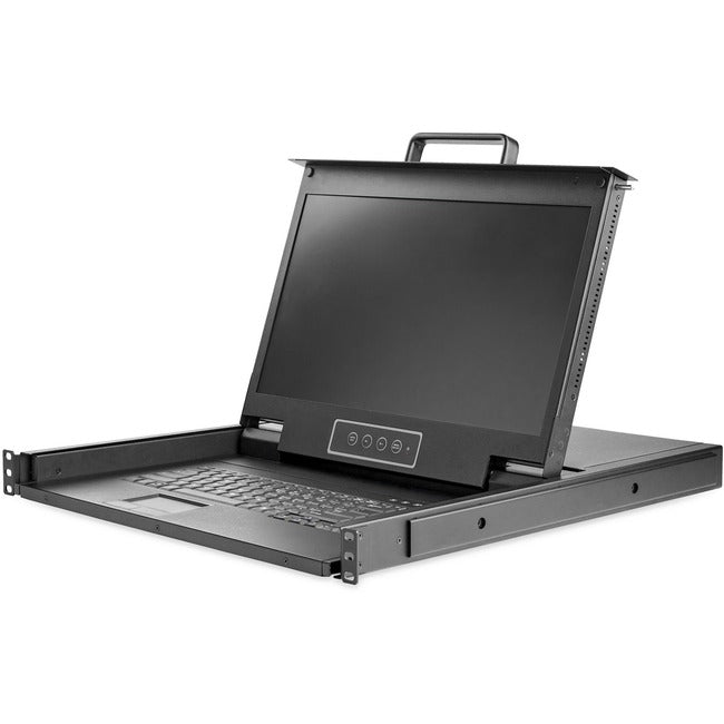 Console KVM à montage en rack StarTech.com HD 1080p - KVM VGA à port unique avec écran LCD 17 pouces - Tiroir de serveur KVM LCD 1U avec câbles - Prise en charge USB
