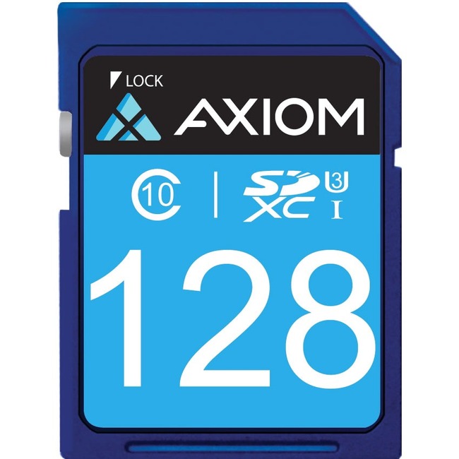 Carte SDXC Axiom 128 Go Classe 10/UHS-I (U3)