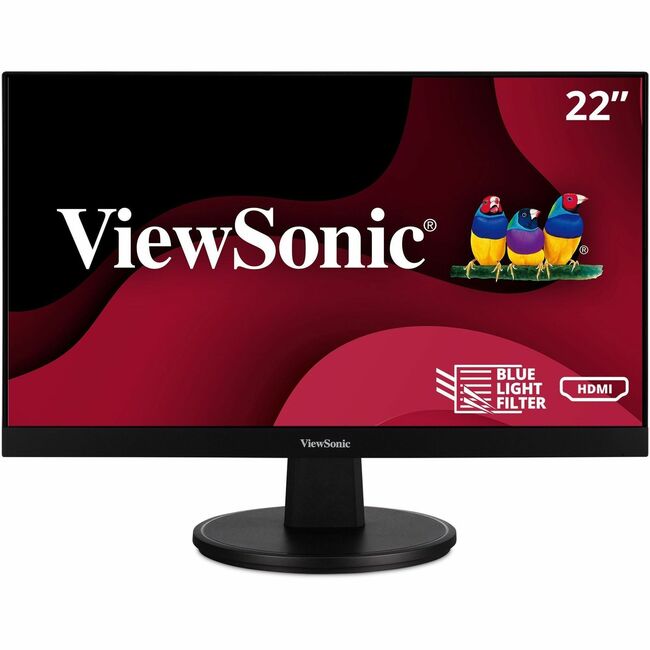 Moniteur LED Full HD ViewSonic Value VA2256-mhd de 22 pouces - 16:9 - Noir