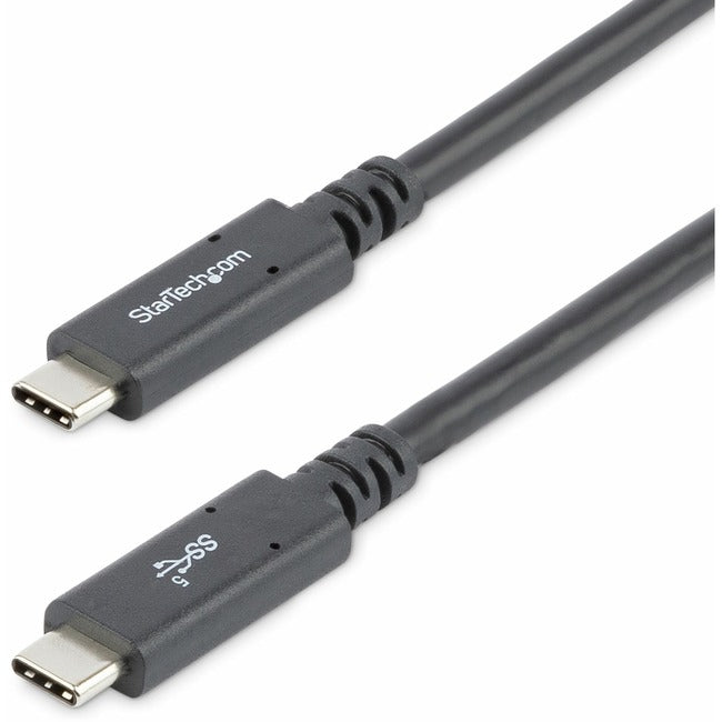 Câble USB C vers USB C de 1,8 m (6 pi), 5 A, 100 W, PD 3.0, certifié compatible avec Chromebook, certifié USB-IF, M/M, USB 3.0 (5 Gbit/s) de StarTech.com