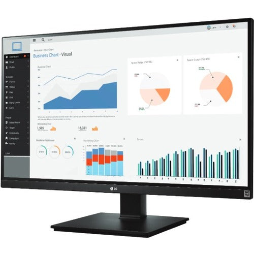 Moniteur LCD UHD 4K LG 27BK67U-B de 27 pouces - 16:9 - Noir