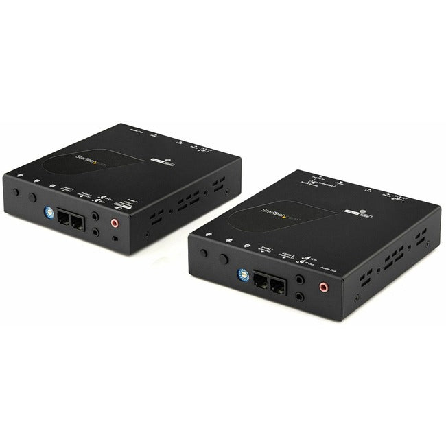 StarTech.com Kit d'extension HDMI sur IP avec prise en charge de mur vidéo - 1080p - Kit émetteur et récepteur HDMI sur Cat5/Cat6 (ST12MHDLAN2K)