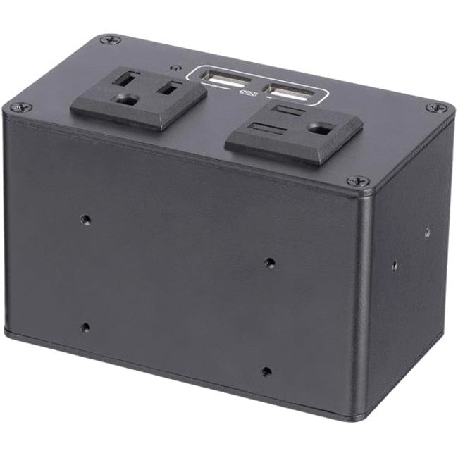 Module de prise d'alimentation StarTech.com pour boîtier de connectivité de table de conférence - 2 x alimentation secteur et 2 x USB-A - Hub d'alimentation et de charge