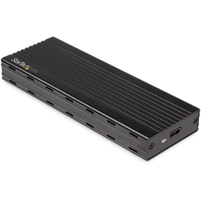 Boîtier StarTech.com USB-C (10 Gbit/s) vers SSD M.2 NVMe - Boîtier portable en aluminium M.2 PCIe - Lecture et écriture 1 Go/s - Mac et PC