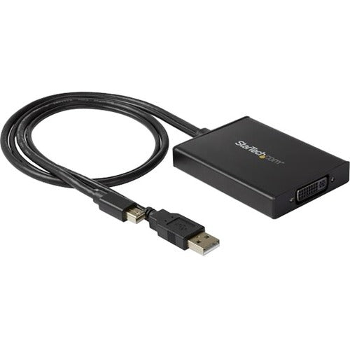 Adaptateur Mini DisplayPort vers DVI Dual-Link de StarTech.com - Connectivité Dual-Link - Alimentation USB - Convertisseur d'affichage actif DVI - Compatible avec Windows et Mac