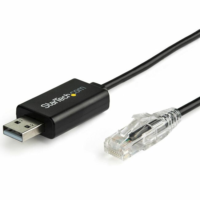 Câble de console USB Cisco de 1,8 m de StarTech.com - Câble USB vers RJ45 réversible - Taux de transfert jusqu'à 460 Kbps - M/M - Compatible Windows®, Mac et Linux®