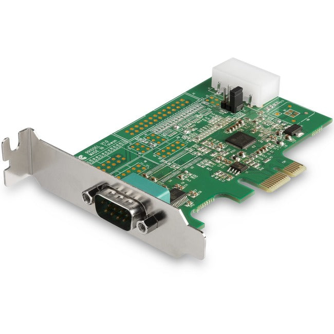 StarTech.com Carte adaptateur série PCI Express RS232 à 1 port - Carte contrôleur série PCIe DB9 16950 UART - Profil bas - Windows/Linux