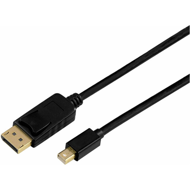 Câble adaptateur Axiom Mini DisplayPort mâle vers DisplayPort mâle 6 pieds (noir)